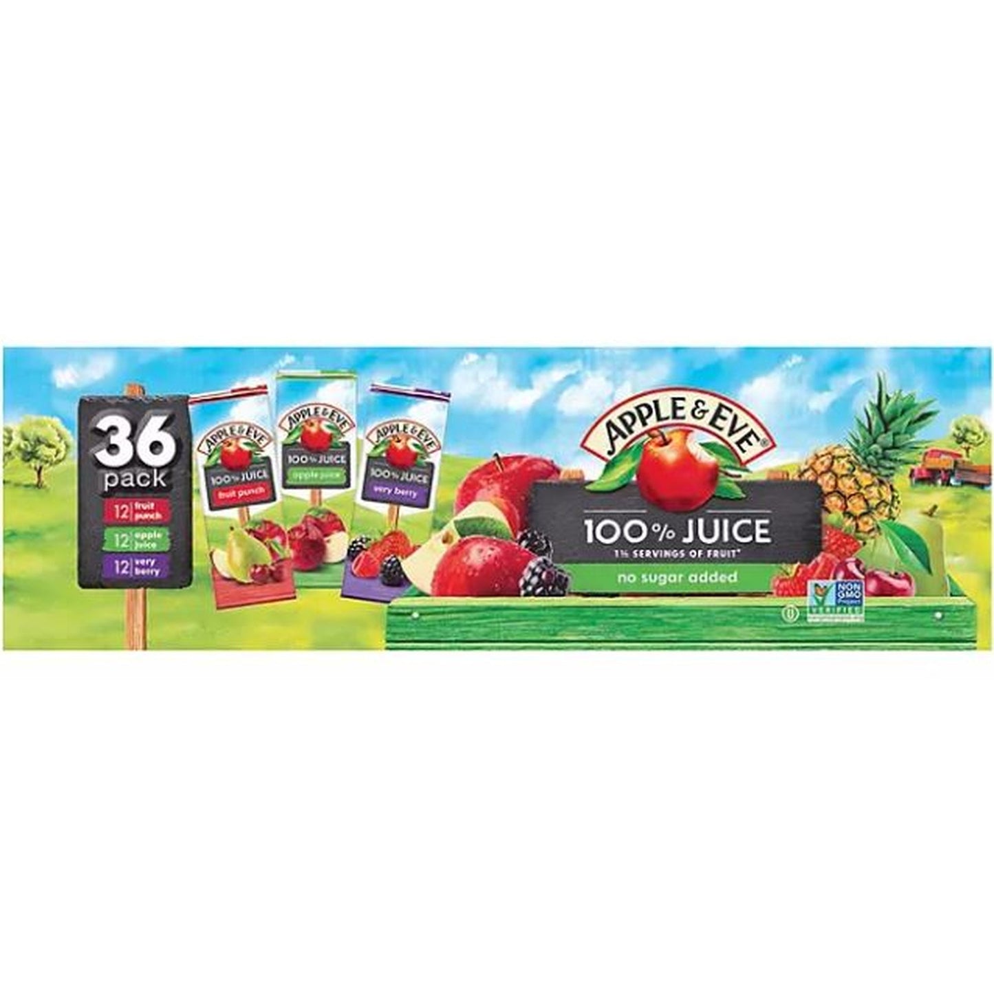 Apple & Eve 100% Juice Variety Pack (6.75 fl. oz., 36 pk.) - Savoury Cravings Company