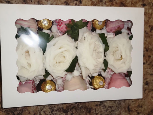 Chocolate Covered Strawberry: Roses & Berries - Savoury Cravings Company