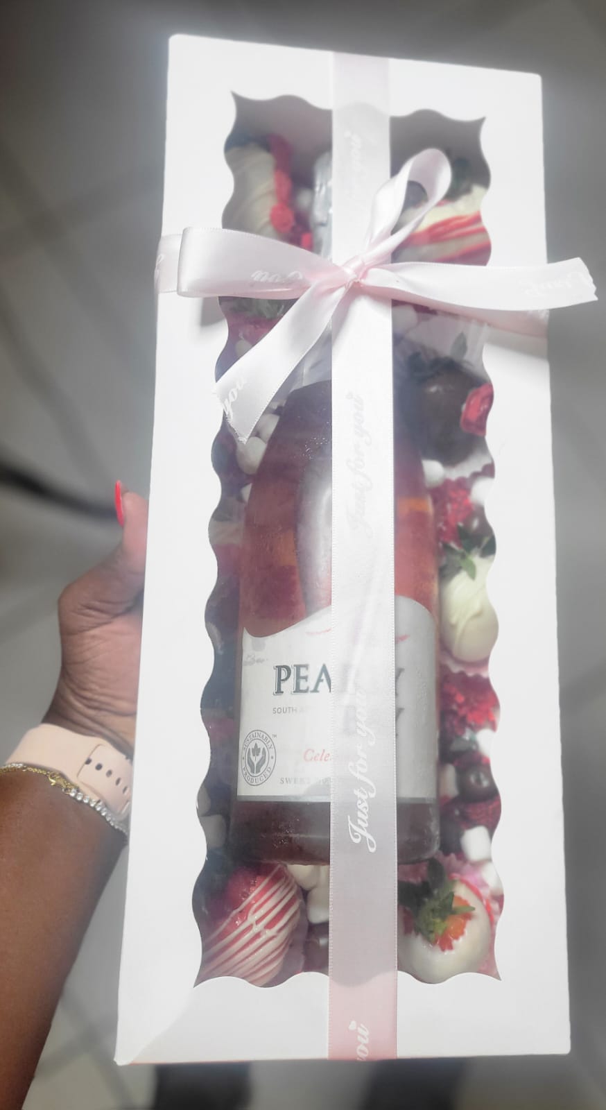 Chocolate Covered Strawberry: Wine Box - Savoury Cravings Company