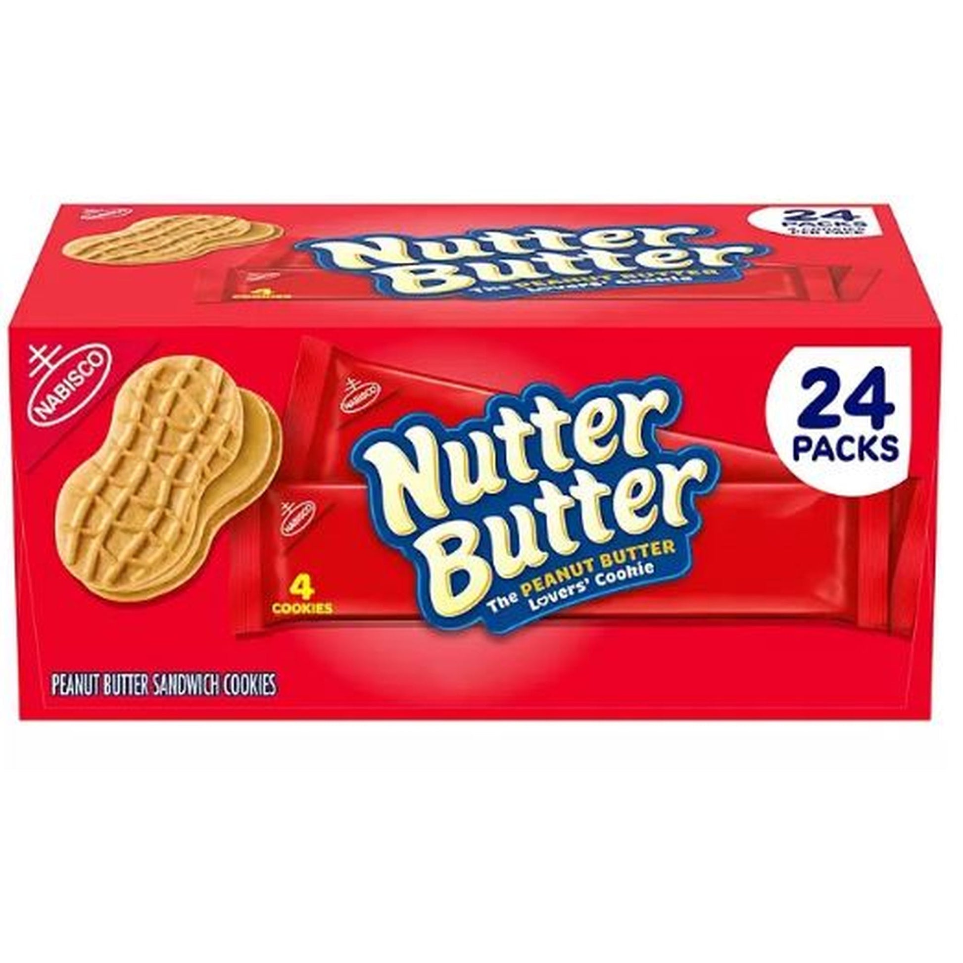 Nutter Butter Peanut Butter Sandwich Cookies, 1.9 oz., 24 pk. - Savoury Cravings Company - Nutter Butter Peanut Butter Sandwich Cookies, 1.9 oz., 24 pk.