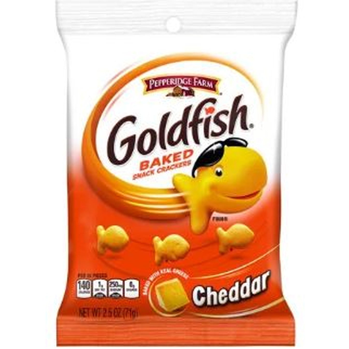 Pepperidge Farm Goldfish Cheddar Crackers (1.25 oz., Retail) - Savoury Cravings Company