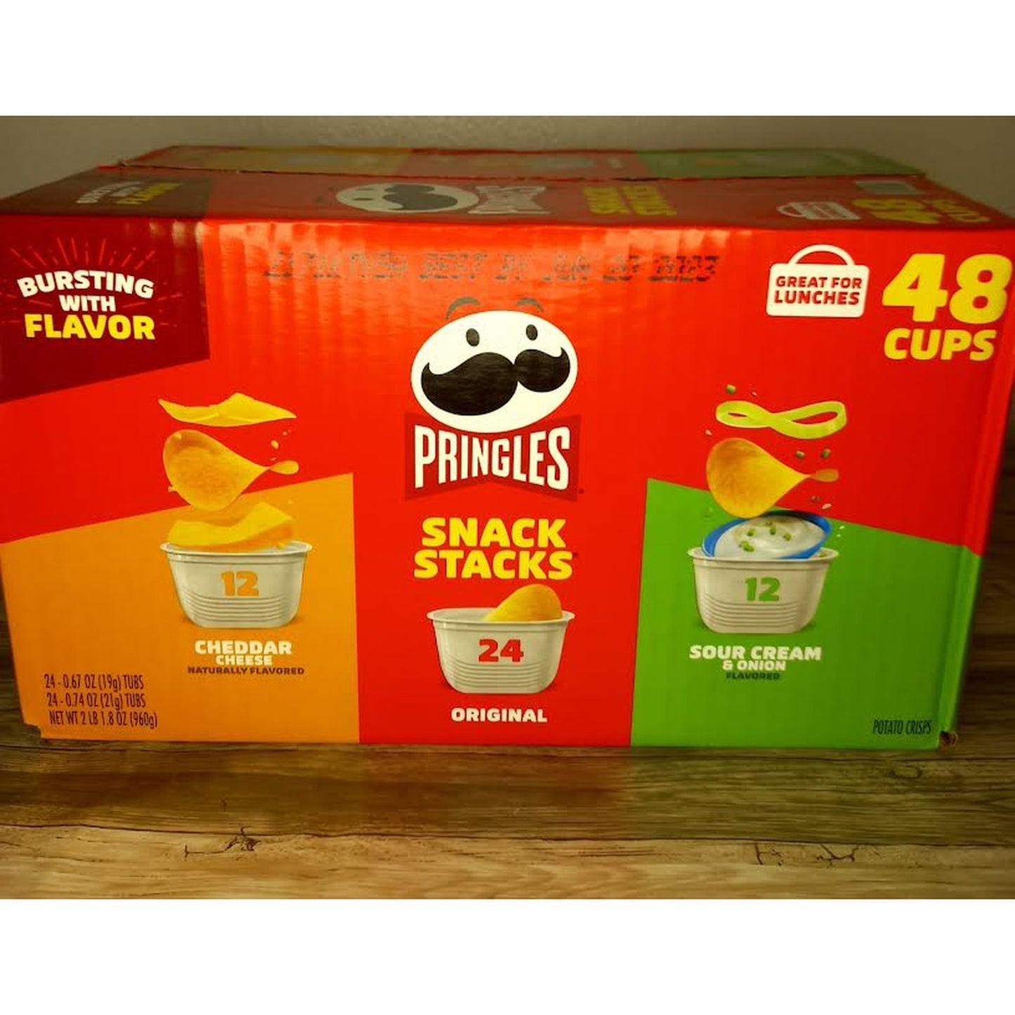 Pringles Potato Crisps Chips, Variety Pack, Snacks Stacks (33.8 oz. box, 48 ct.) - Savoury Cravings Company - Pringles Potato Crisps Chips, Variety Pack, Snacks Stacks 33.8 oz. box, 48 ct.