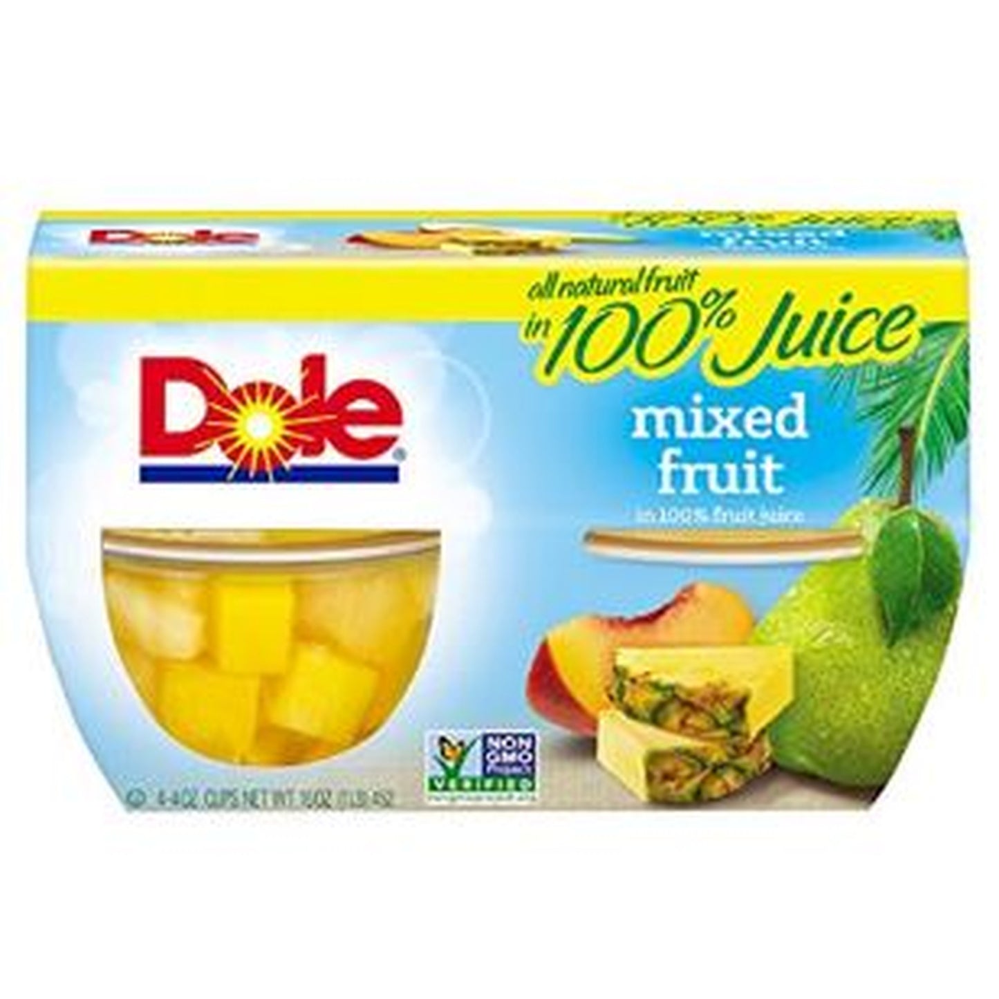 Dole Mixed Fruit Bowls Variety Pack 4 oz., 4 Pack