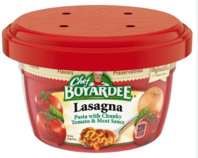 Chef Boyardee Lasagna (7.5 oz., Bowls)