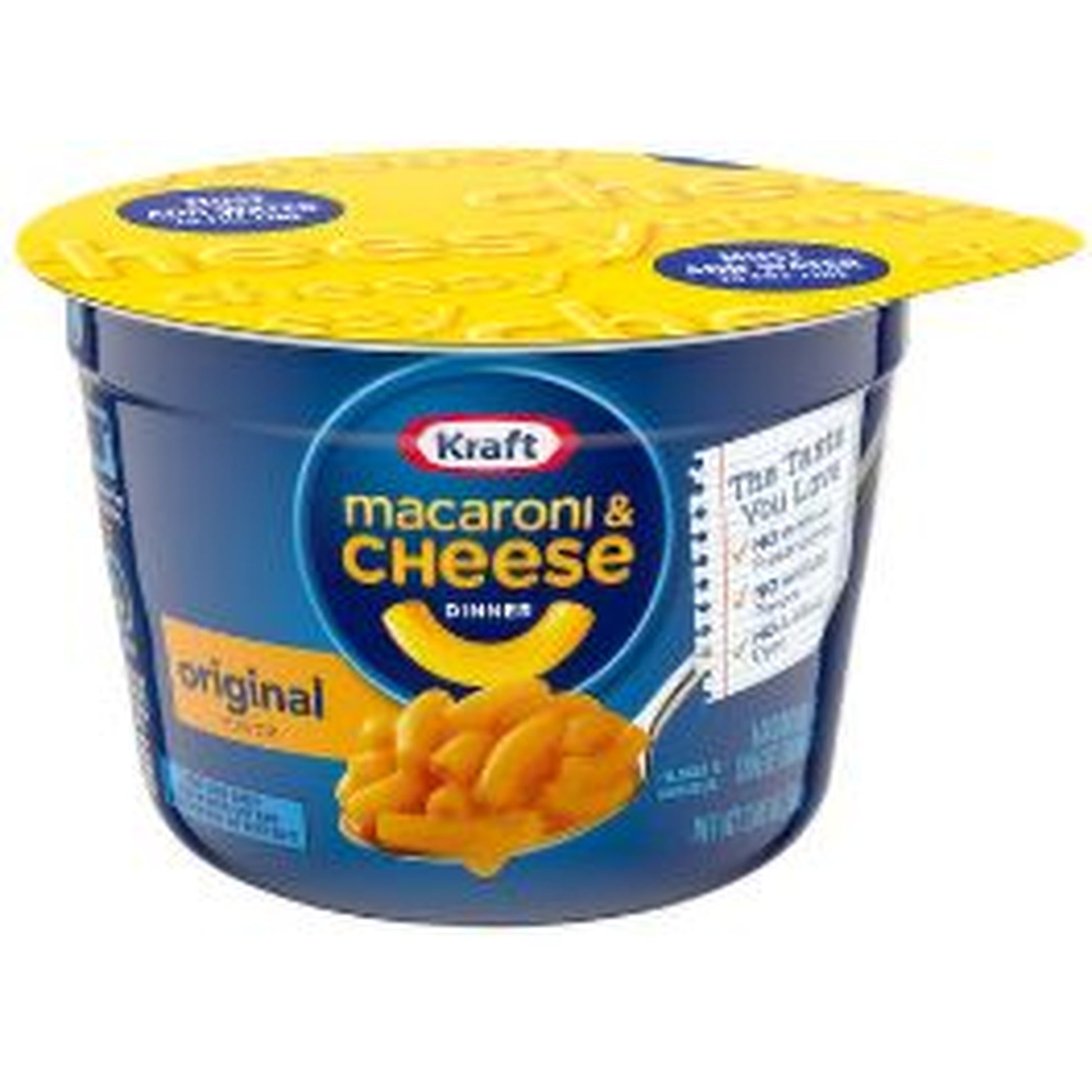 Kraft Original Macaroni and Cheese Easy Microwavable Dinner Retail