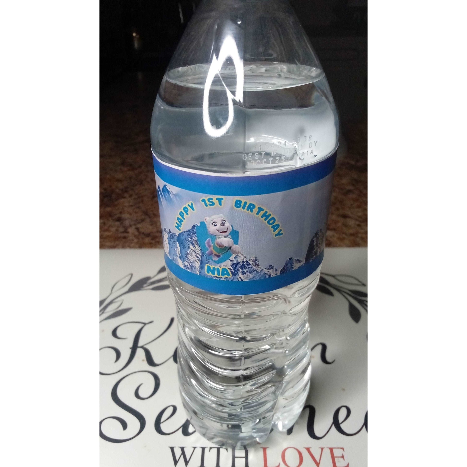 Custom Party Favors- Water 16.9 oz