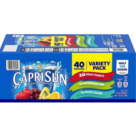 Capri Sun Variety Pack 6 fl. oz. pouches, 40 pk.