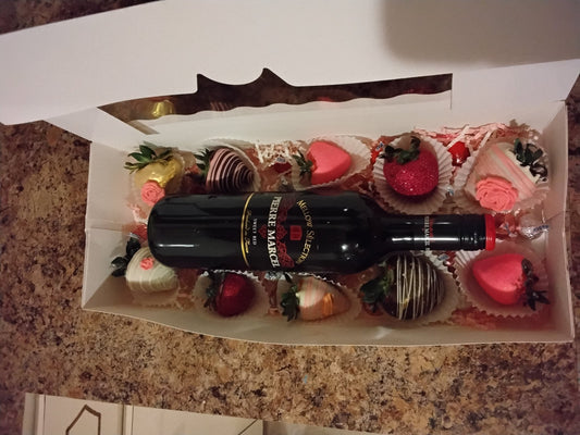 Chocolate Covered Strawberry: Wine Box - Savoury Cravings Company