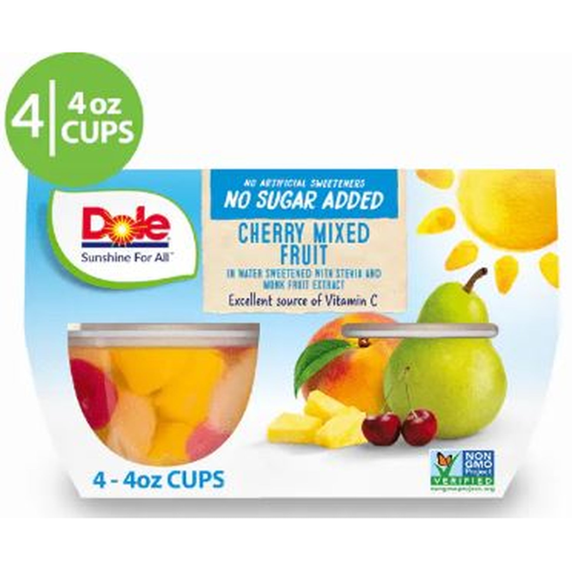 Dole Mixed Fruit Bowls Variety Pack 4 oz., 4 Pack