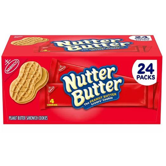 Nutter Butter Peanut Butter Sandwich Cookies, 1.9 oz., 24 pk.