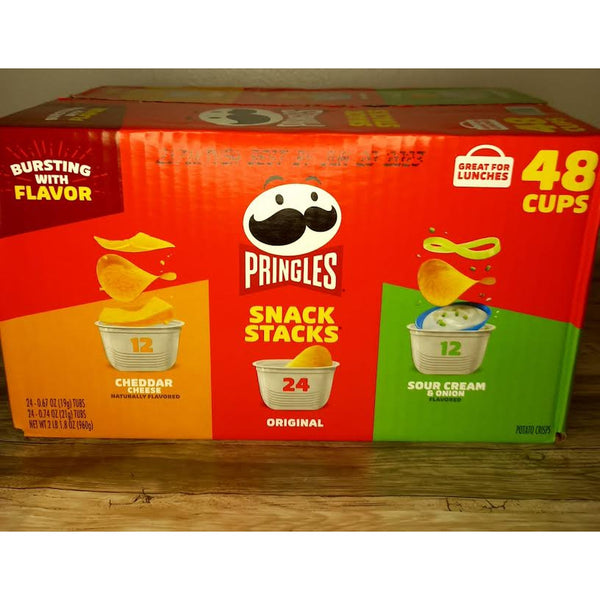 Pringles Variety Pack – 48 Count Potato Crisps Box – Savoury Cravings ...