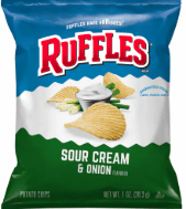 Ruffles Sour Cream and Onion Chips - Savoury Cravings Company